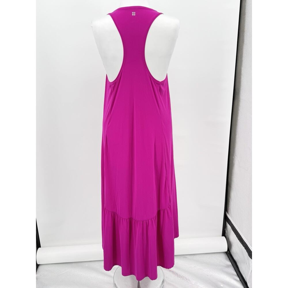 Sweaty Betty Explorer Ace Midi Dress Racerback Purple Pink Athletic Medium - Picture 6 of 15